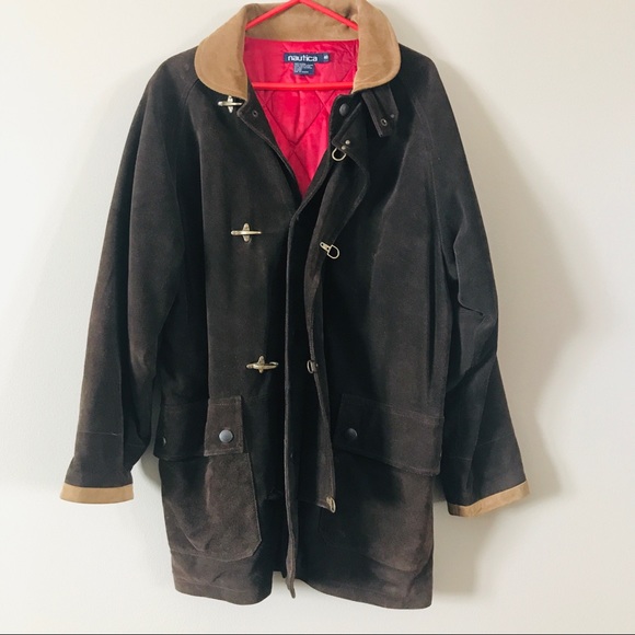 Nautica Genuine Leather Suede Brown & Tan … - Picture 2 of 6